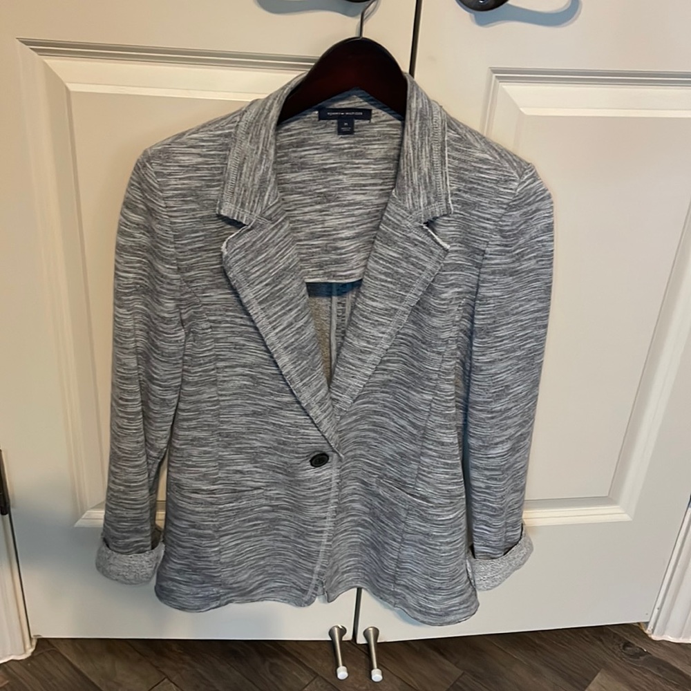 Gray blazer
